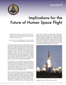 Implications for future space flight