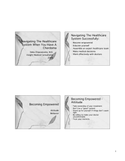 Navigating The Healthcare System