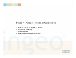 Apparel Product Guidelines