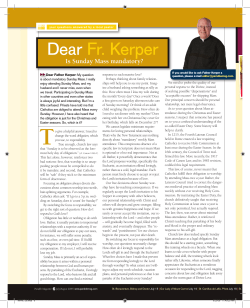 Dear Fr. Kerper