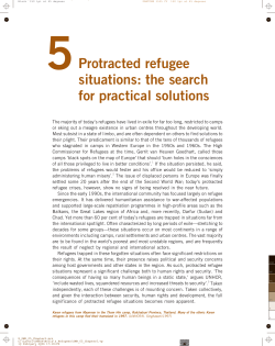 Protracted refugee situations