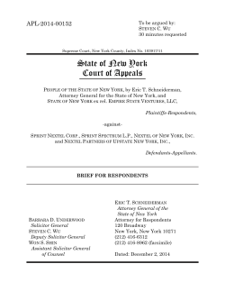 NY v. Sprint (NY Court of Appeals).