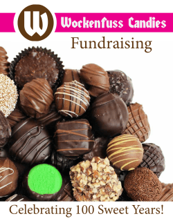 Fundraising - Wockenfuss Candies