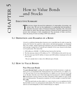 How to Value Bonds and Stocks - McGraw Hill Higher Education
