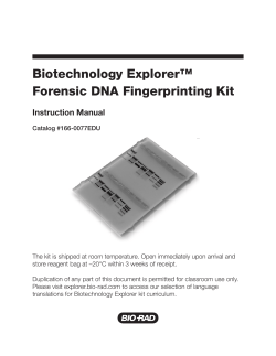 Biotechnology Explorer&trade; Forensic DNA