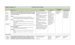 English Language Arts Grade 6 Year-at-a