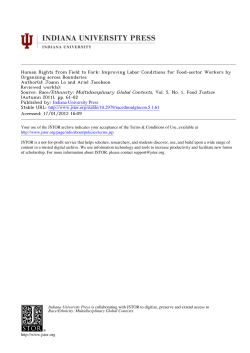 Human Rights from Field to Fork