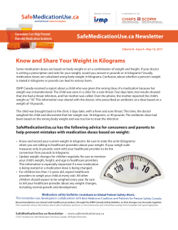 Know and Share Your Weight in Kilograms