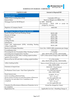 Corporate - SBI Mauritius