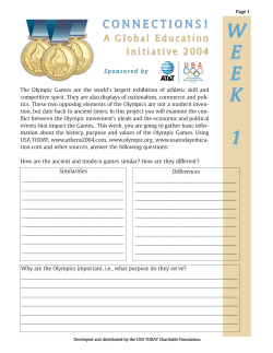 Connections! - USA TODAY Education