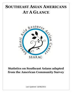 southeast asian americans at a glance