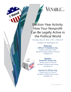 How Your Nonprofit Can Be Legally Active in the Political World