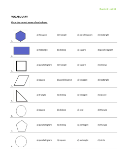 Book 6 Unit 8 VOCABULARY