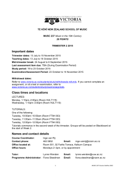 pdf Important dates Class times and locations Names and contact