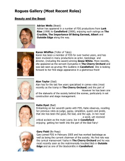 Rogues Gallery (Most Recent Roles)