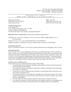 Syllabus - Craig Carey