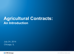 Agricultural Contracts