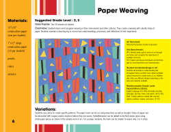 Paper Weaving - lpssonline.com