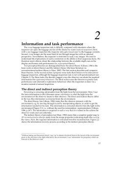 Information and task performance