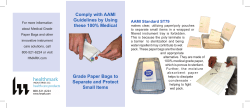 Comply with AAMI Guidelines by Using these 100% Medical Grade
