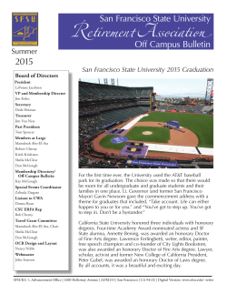Summer 2015 Newsletter - Retirement Association