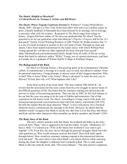 The Shack: Helpful or Heretical