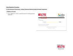 Student Exchange Programmes - College of Business | City