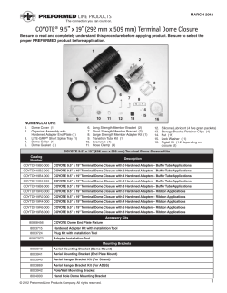 COYOTE&reg; 9.5&rdquo; x 19&rdquo; - Preformed Line Products