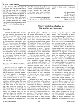 Heavy metals pollution in the marine environment