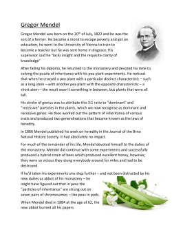 Gregor Mendel