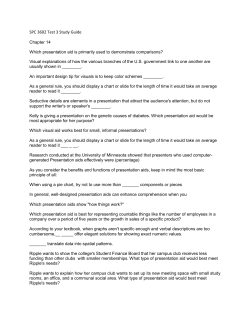 SPC 3602 Test 3 Study Guide