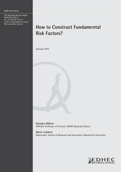 How to Construct Fundamental Risk Factors?
