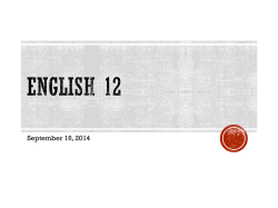 ten words in context - Loudoun County Public Schools