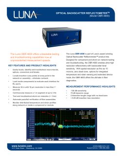 OBR 4600 Data Sheet