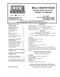 Model AC7005 Manual