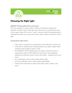 Choosing the Right Light