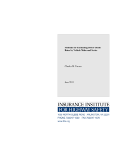Methods for estimating driver death rates by vehicle make and