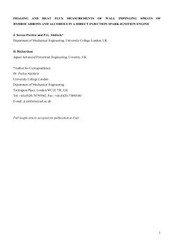 optical studies of flow and cavitation inside injector nozzles