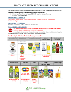 PM COLYTE PREPARATION INSTRUCTIONS