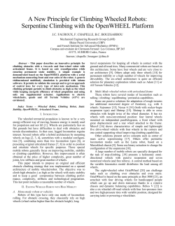 A New Principle for Climbing Wheeled Robots: Serpentine Climbing