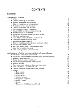 Exposition Writing Samples