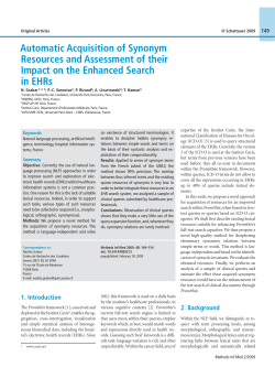 Automatic Acquisition of Synonym Resources and