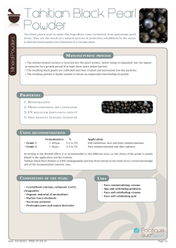 Tahitian Black Pearl Powder - In