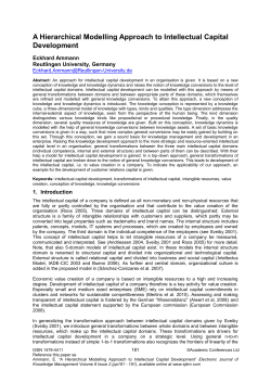 PDF (free) - Electronic Journal of Knowledge Management