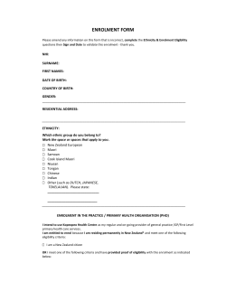 the enrolment form here.