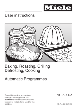 Baking, Roasting, Grilling Defrosting, Cooking Automatic