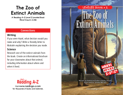 The Zoo of Extinct Animals