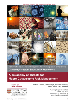 A Taxonomy of Threats for Macro