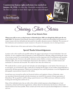 Mary Dyma - Manitoba School Boards Association