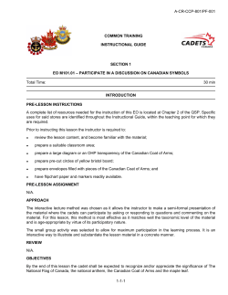 a-cr-ccp-801/pf-001 1-1-1 common training instructional guide